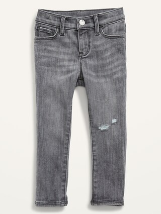 Unisex Ballerina 360&#176 Stretch Ripped Gray Jeggings for Toddler | Old Navy (US)