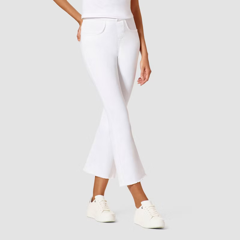 Hue Studio Women's Cropped Denim Flare Leggings | Target