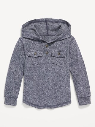 Utility Henley Pocket Hoodie for Toddler Boys | Old Navy (US)