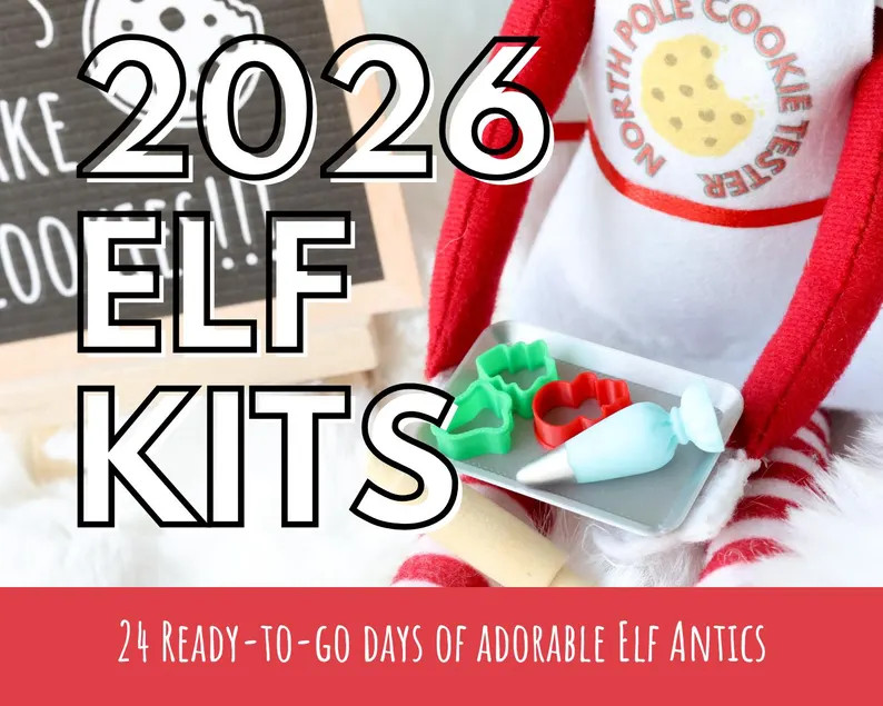 2026 Elf Kit: 24-Day Christmas Elf Prop Set | Etsy (Global)