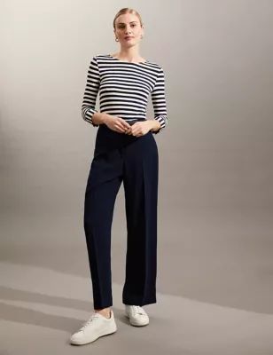 Crepe Wide Leg Trousers | Marks and Spencer AU/NZ