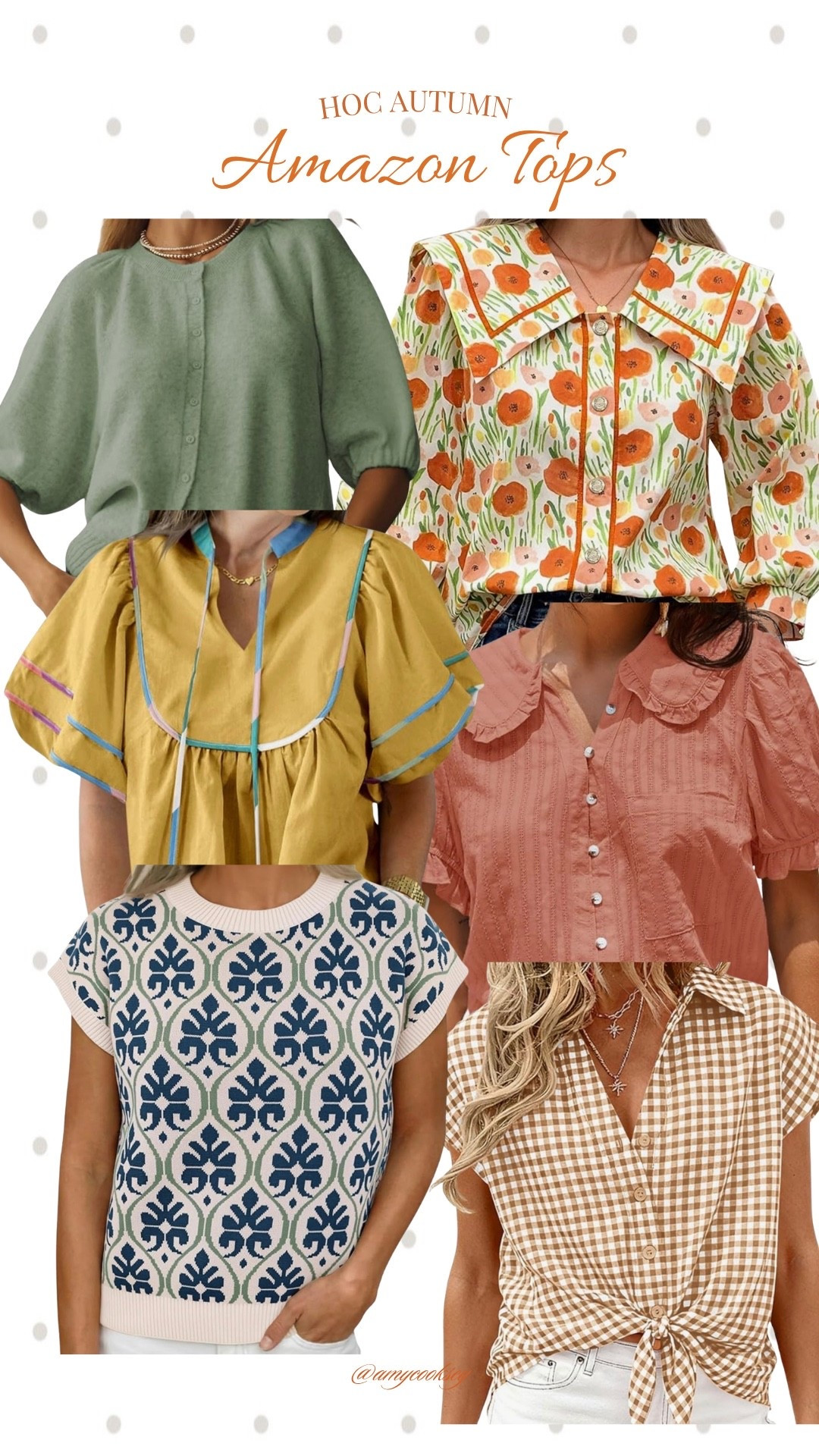 Amazon Finds: Tops for #HOCAutumn 

#SpringTrends #LightAutumn #TrueAutumn #SpringTops 

#LTKWorkwear #LTKSeasonal