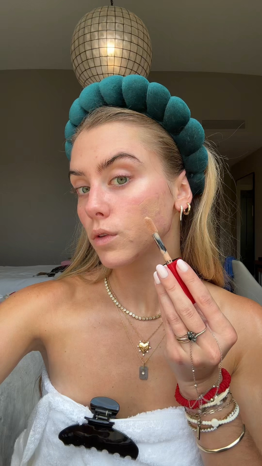 Pantene brand trip in Cincinnati, Ohio! MAKEUP FOR ACNE. Here’s my makeup: I have very sensitive, dry, and acne prone skin. BASE: Dibs beauty love beam Perfector (code SLOANE) in shade 2. L'Oreal Paris Infallible Skin Ink Matte 2-in-1 Foundation and Concealer shade 130 cool rose! Foundation is Lawless beauty forget the filler foundation shade 14T. Take the extra time on your base, if your base is perfect the rest of the skin will be too. I used the Haus Labs Glossy Blush stick in glossy cinnamon as my blonzer all over. My cream bronzer is Dibs Beauty desert island duo stick shade 4. Moving into the under eyes, I used the Natasha Denona in N2 but it must be blended with a concealer brush. For powder I used a brush for lawless pressed powder in tutu and the L’Oréal Paris loose setting powder shade pink. For the fun part all the powder products I start with the bronzer, Dibs Beauty baked powder bronzer in caramel cappuccino. I also use this on the eyes as eyeshadow with the blush. My powder blush is Haus labs hibiscus haze powder blush. Eyeshadow I also used nars powder blush in orgasam rush and the Odacite glowy blush balm in sienna rose. Brows are the Maybelline Superlock clear eyebrow gel. I used the Lumi Le Glow 930 glassy crème chic as my nose highlight. Setting spray is the Anastasia Beverly Hills Setting Spray. Maybelline colossal bubble mascara and benefit cosmetics bad gal bang in Burgandy on bottom lash. Today's lip combo: makeup by Mario lip liner in Smokey pink and Fenty lip oil gloss in fussy. Finished with L’Oréal Paris infallible 3 second setting mist! 😉

#LTKgrwm #LTKBeauty #LTKmorningroutine