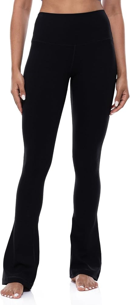 Ukaste Women's Petite Mini Flare Pants 26"/ 28"/ 30" - High Waist Slim Casual Lounge Bootcut Yoga... | Amazon (US)