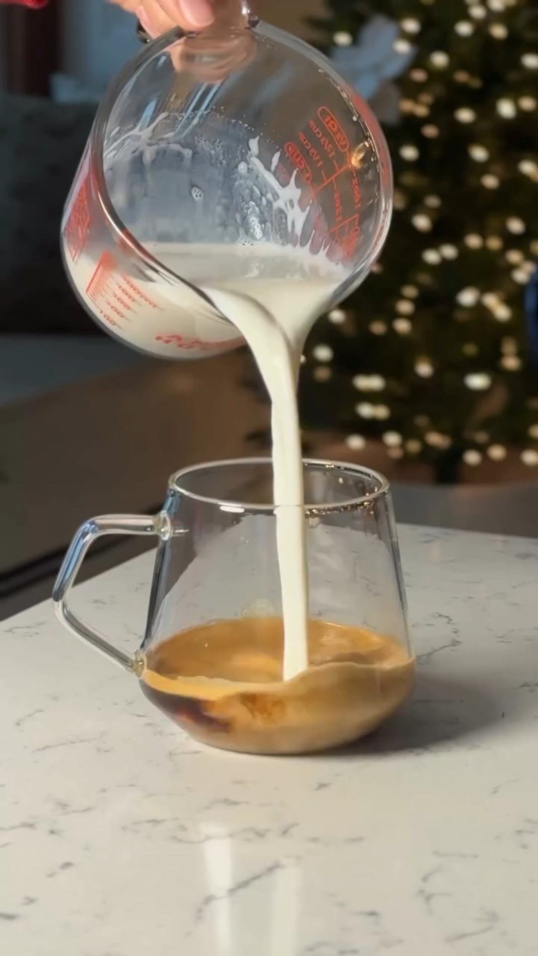 Who’s going to try this??

✨ The Sugarplum Sweet Cream Latte

Ingredients:

Ingredients:

•1 Nespresso espresso pod (or ½ cup strong coffee)
•½ cup whole milk
•¼ cup Too Good & Co. Sweet Cream Coffee Creamer
•½ tsp brown sugar (optional, but adds warmth)
•¼ tsp cinnamon
•1–2 drops vanilla extract 
•Lightly sweetened whipped cream (I love brand Cabot Creamery the best)
•Cinnamon sugar or nutmeg (for topping)

How to Make It:

1.) Warm the milk and the sweet cream creamer together until steamy.
2.) Add the brown sugar, cinnamon, and vanilla right into the pot and whisk.
3.) Froth the mixture until pillowy and creamy.
4.) Brew one espresso pod into your mug.
5.) Pour the warm sweet-cream mixture over the top.
6.) Finish with whipped cream and a light dusting of cinnamon sugar or nutmeg.

-

#TheAfternoonPour #KindredHomestead #SweetCreamLatte #HolidayCoffee #CozyDrinks #CoffeeRecipe #HomeCafeVibes #NespressoRecipes #HomemadeLatte #ChristmasAtHome #CozySeason #WarmAndCozy #SlowLivingMoments #CoffeeAtHome #HomeBaristaLife #MorningToAfternoon #SimpleJoys #HomebodySeason #DailyRituals #FestiveSips #ChristmasCoffee #AfternoonCoffeeBreak #CozyHolidayVibes #WinterWarmUp #CoffeeCreators