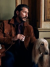 Heritage Suede Trucker Jacket | Banana Republic (CA)