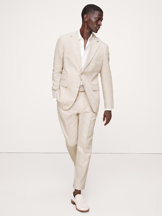 Herringbone Cotton-Linen Suit Jacket | Banana Republic (US)