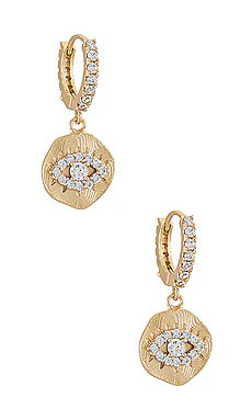 Joy Dravecky Jewelry Daydreamer Huggies in Clear from Revolve.com | Revolve Clothing (Global)