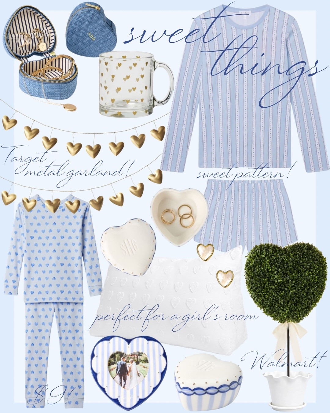 Sweet little Valentine’s Day finds in the prettiest shades of blue 🤍
Heart details, cozy pajamas, and classic decor pieces that feel festive without being over the top. These are perfect for a girl’s room, thoughtful gifting, or adding a subtle Valentine touch you’ll still love long after February.

valentines day decor ideas | girls valentines pajamas | heart home decor | blue valentines decor | classic valentines style | target valentines decor | walmart valentines finds | grandmillennial valentines | properlyshopped favorites | affordable valentines decor



#LTKFindsUnder50 #LTKHome #LTKmomlife
