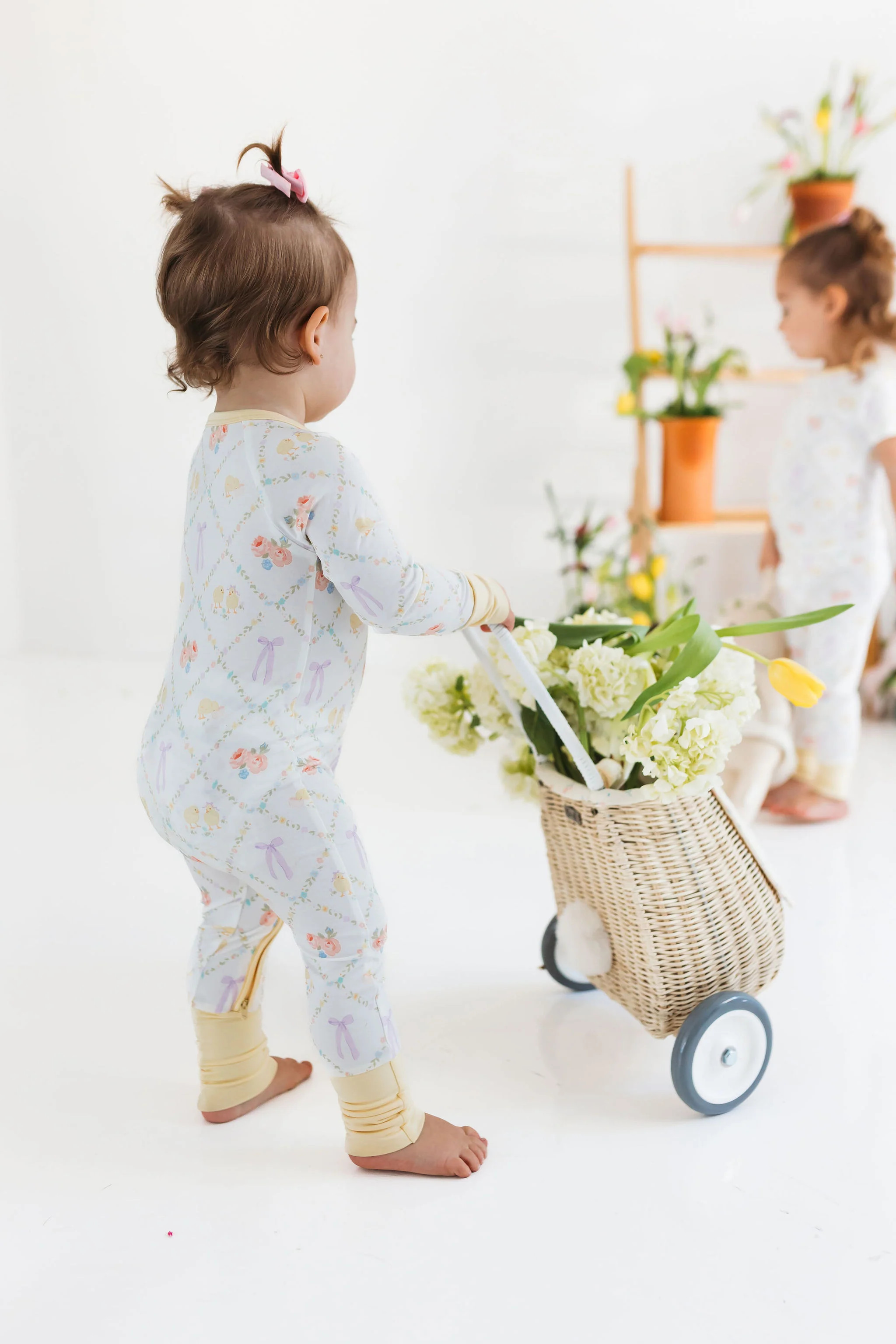 Peep and Petal Zipper Romper | In My Jammers