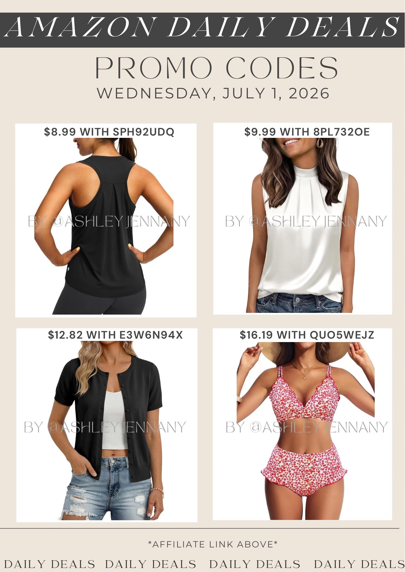 Amazon deals

#LTKSaleAlert #LTKMidsize #LTKSeasonal