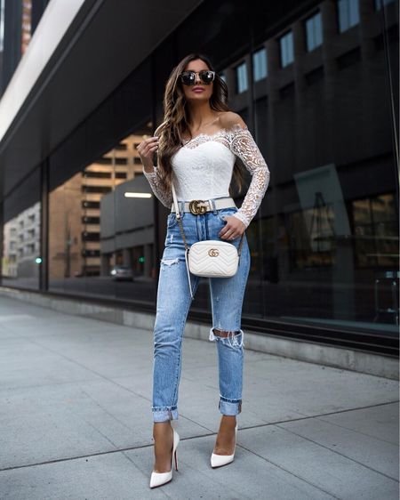 Valentine’s Day outfit ideas
Superdown lace bodysuit back in stock wearing an XS
Levi’s jeans 
Gucci marmont bag 



#LTKSeasonal #LTKstyletip #LTKunder100