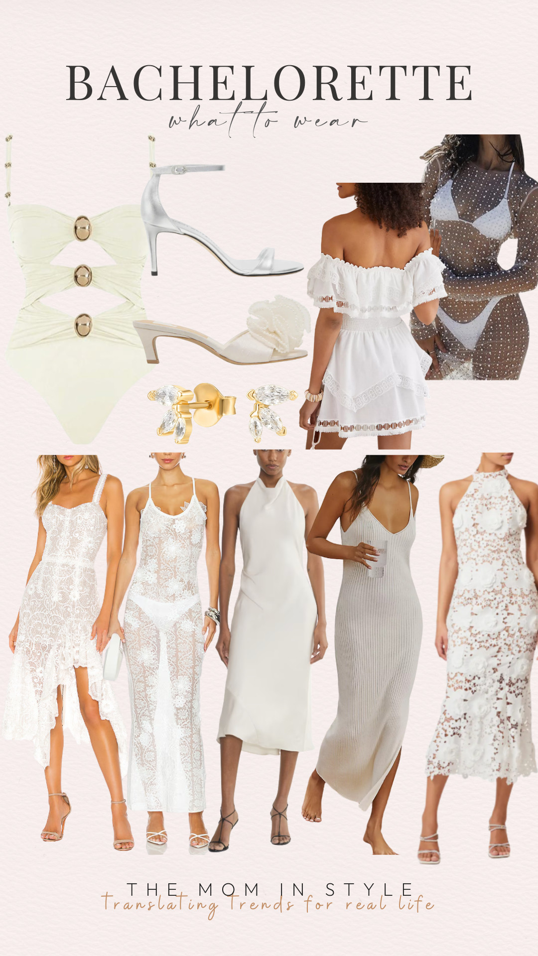 bachelorette outfits, white dresses, bridal fashion, honeymoon looks, beachwear bride, party dress, bridal swimwear, wedding heels, cute romper, bride style 

 #LTKFindsUnder50 #LTKFindsUnder100 #LTKWedding