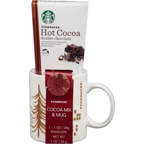 Starbucks Holiday Mug with Cocoa Set, 2 Piece | Walmart (US)