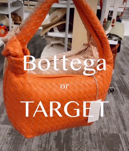 Bottega look alike, woven bag, Target bag, Target style finds, luxury for less, save vs spend

#LTKFindsUnder50 #LTKStyleTip #LTKItBag