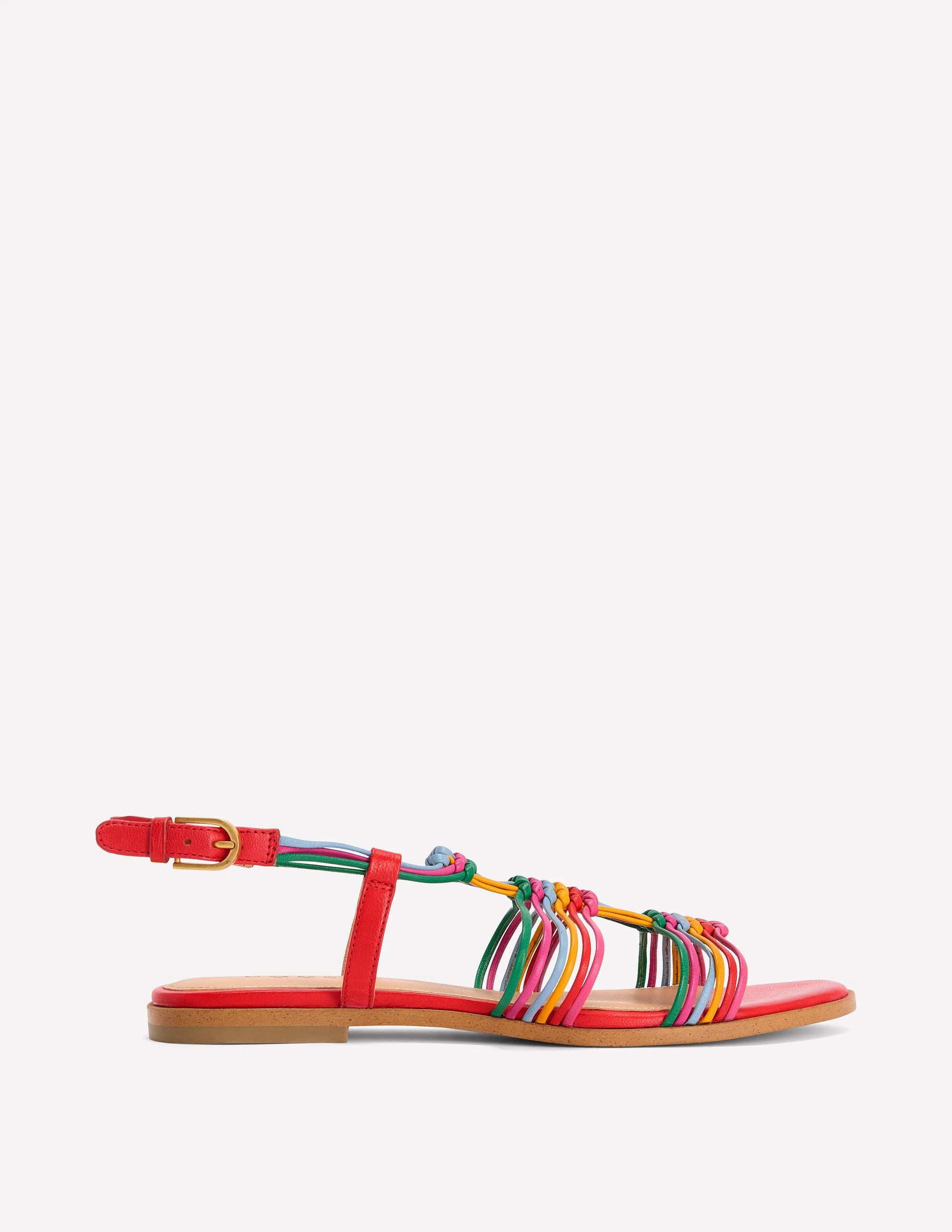 Multi Strap Knot Sandal-Gold | Boden (US)