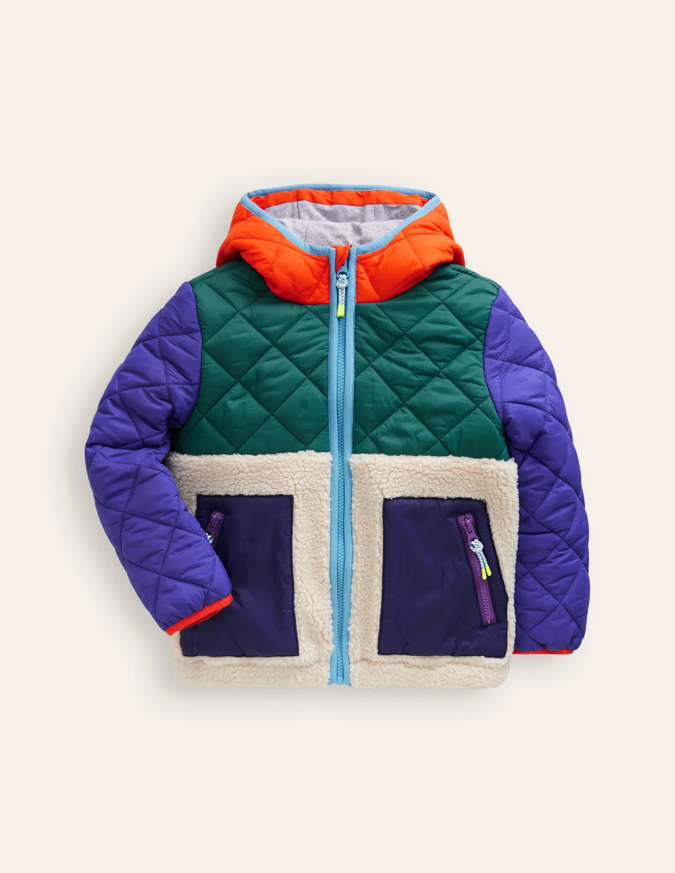Borg Mix Jacket | Boden (US)