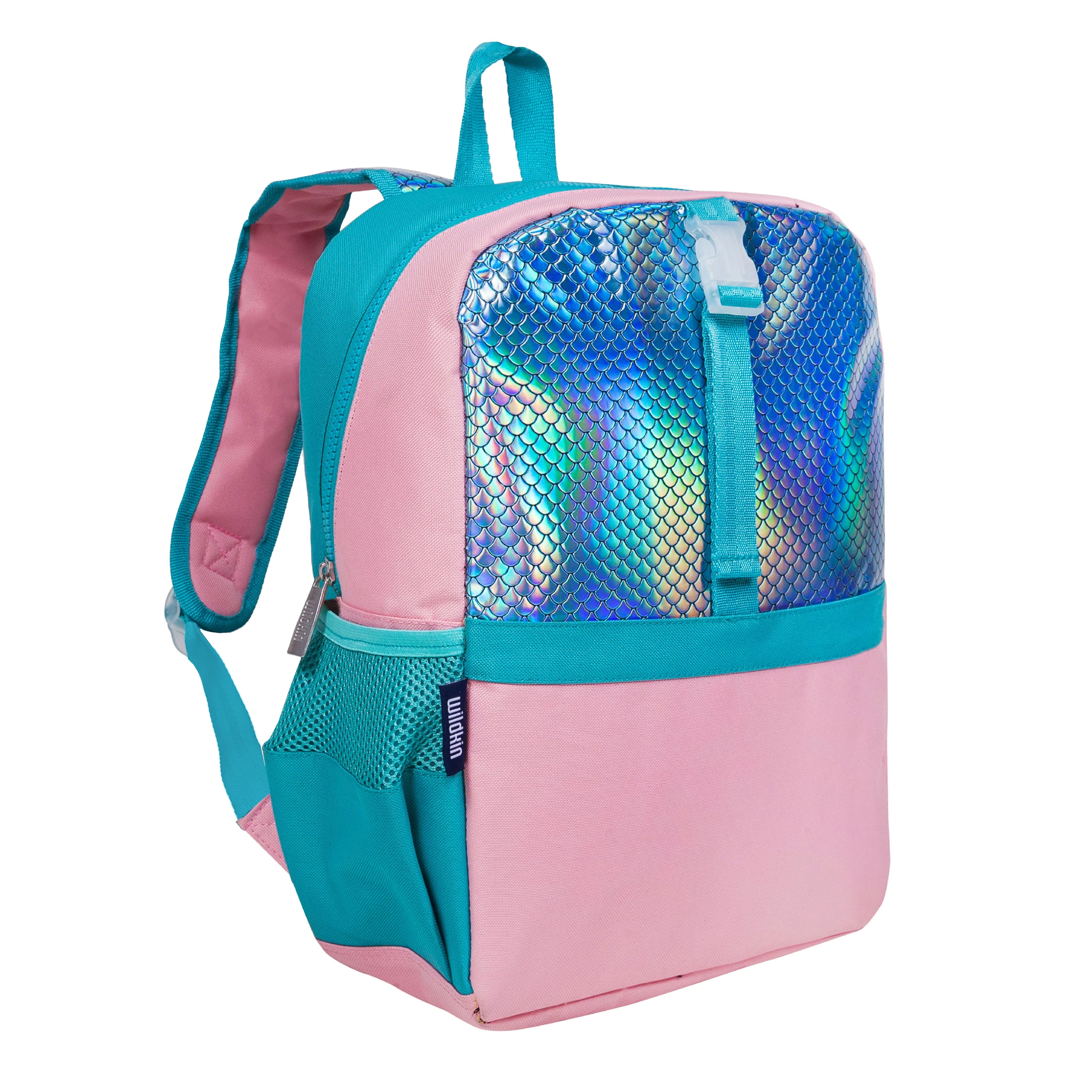 Wildkin Kids Pack-It-All 15 Inch School & Travel Backpack in Pink for Girls, Front strap for atta... | Walmart (US)