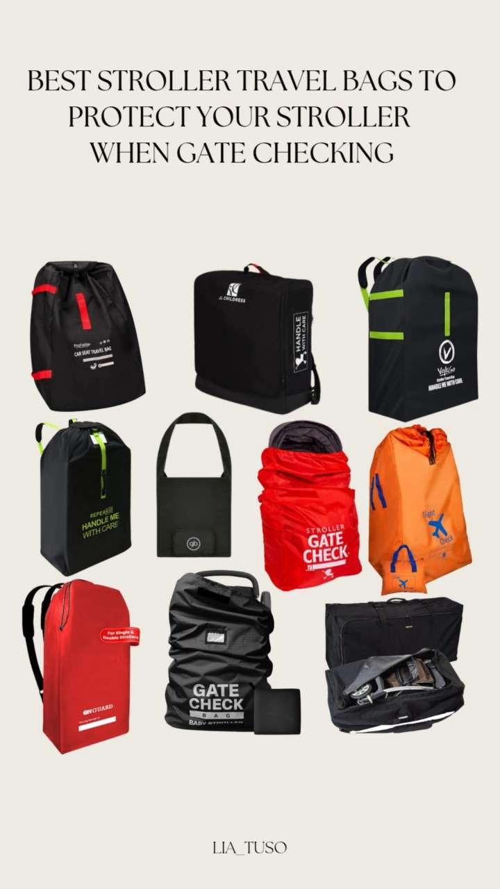 Avoid broken wheels and ripped fabric—here’s how to safely gate check your stroller every time.

#StrollerTravelBag #GateCheckTips #FamilyTravelMustHaves 

 #LTKTravel #LTKKids #LTKFamily