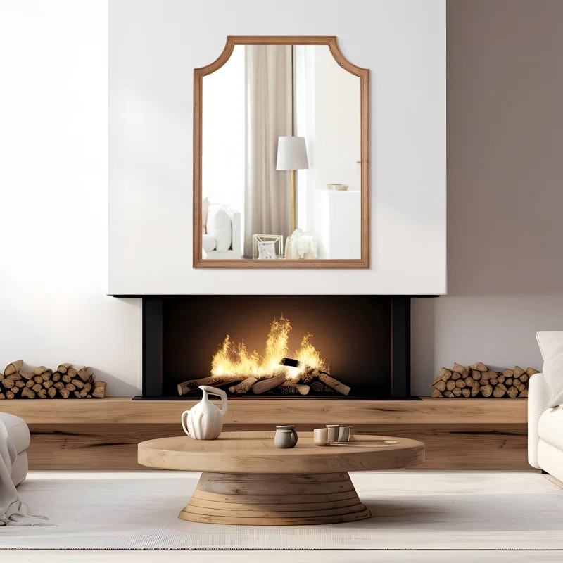 Wood Frame Accent Wall Mirror for Bathroom Bedroom | Wayfair North America
