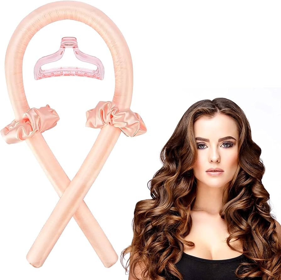 URAQT Bigodino, Senza Calore Bigodini Bigodino Set con Clip, Nastro Riccio Senza Calore Bigodino ... | Amazon (IT)