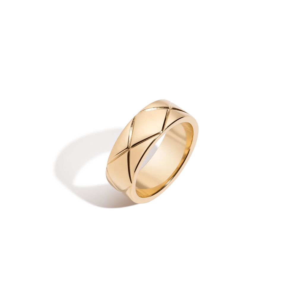 Quilted Gold Ring | AUrate New York