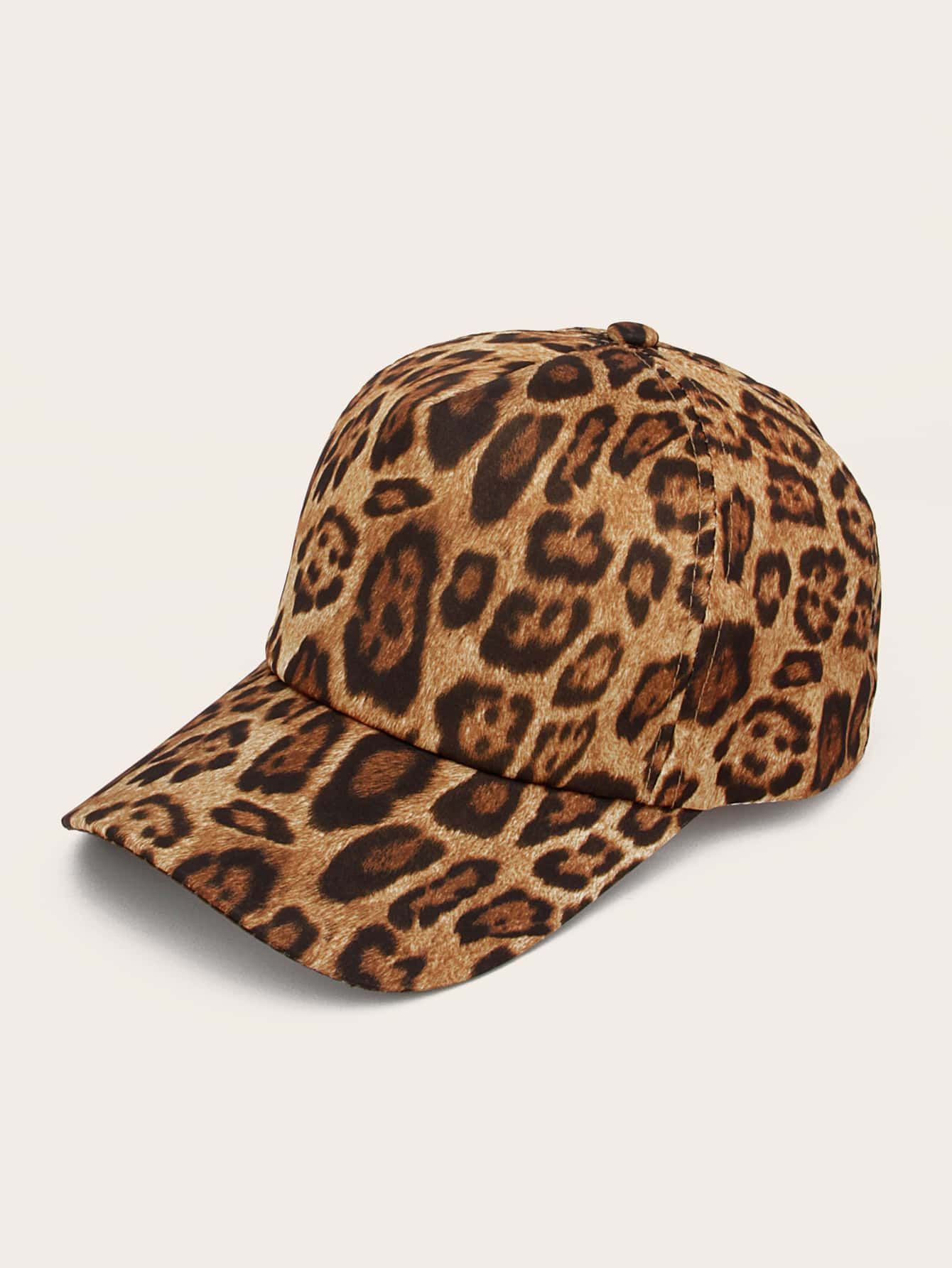 Leopard Pattern Baseball Cap | SHEIN