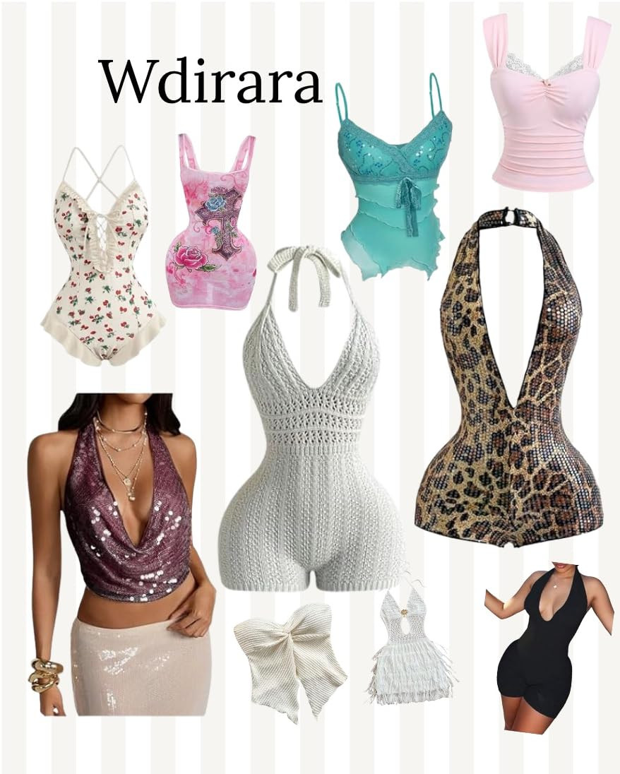 Get ready for the sunshine with these ultra-trendy summer finds! From chic crochet rompers and bold leopard print halter tops to metallic details and Y2K-inspired aesthetics, this collection has everything you need to stand out this season. Save this post and click the link in my bio to shop these exact pieces! #LTKstyletips #SummerOutfits #TrendyFashion 

 #LTKdayinmylife #LTKgrwm #LTKootd