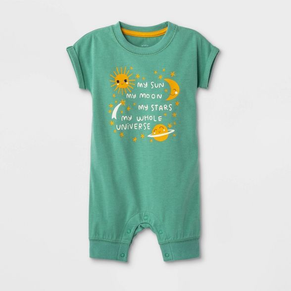 Baby Boys' Universe Romper - Cat & Jack™ Green | Target