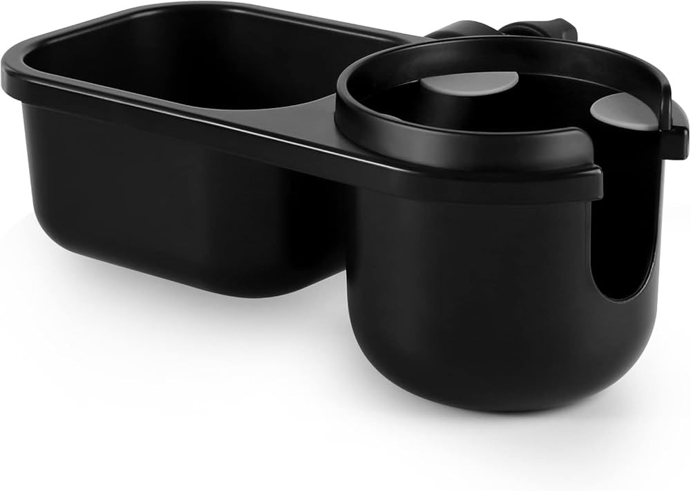 Accmor Stroller Cup Holder with Tray, Universal Cup Holder, Bike Cup Holder, 360° Rotatable Larg... | Amazon (US)