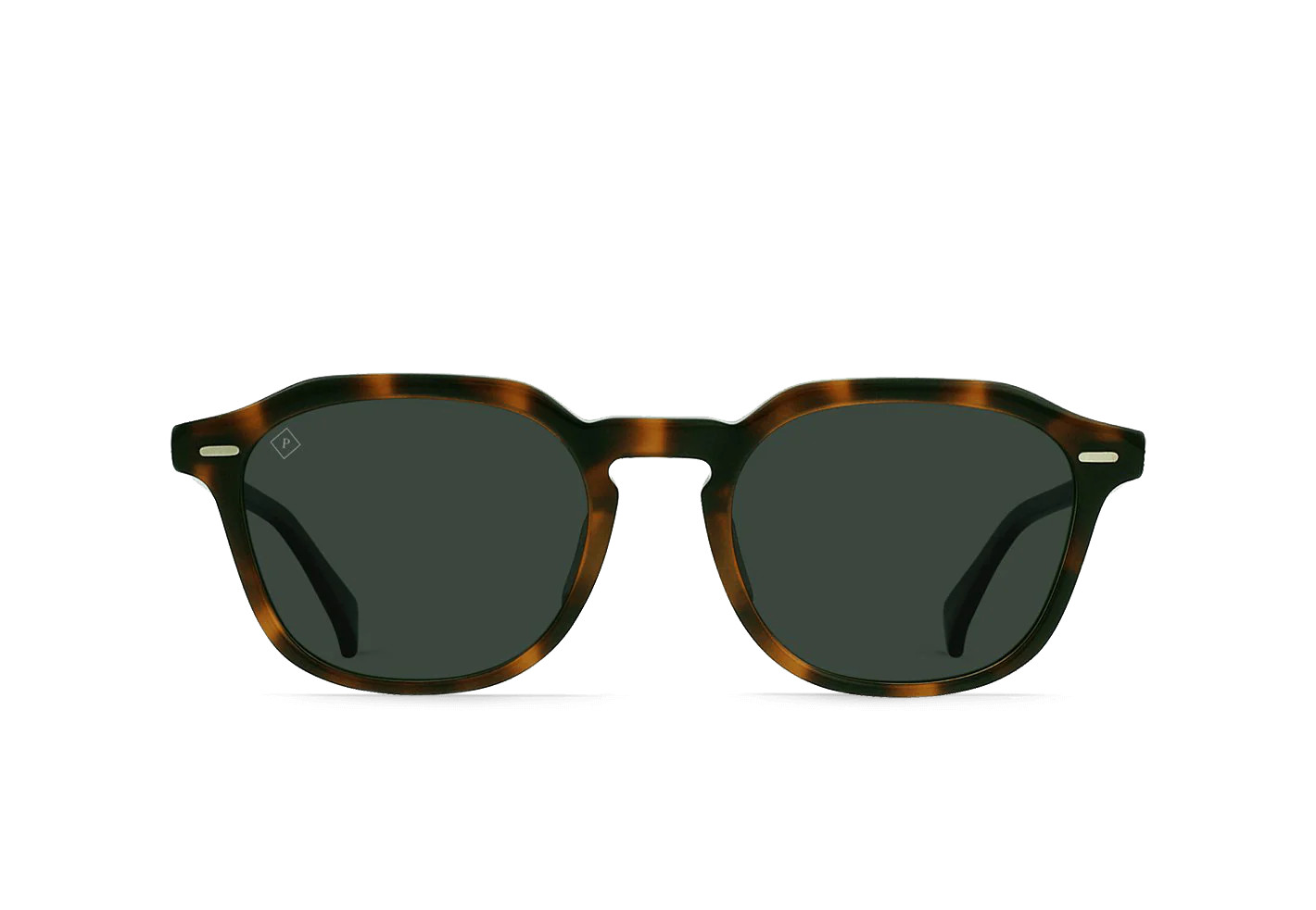 RAEN Clyve Sunglasses in Espresso Tortoise / Green Polarized | RAEN