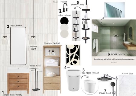 Bathroom Inspo

Vintage Slim Mirror | Metal Pendant | Bathroom Vanity | Towel Rack | Faucet | Shower Caddy | Wall Art | One-Piece Toilet | Floor Tile | Shower Head

#LTKhome #LTKstyletip #LTKsalealert