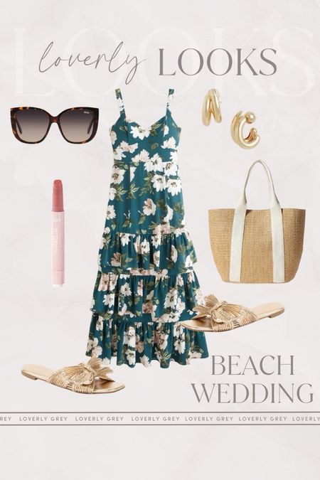 Loverly Grey beach wedding guest outfit idea. I love this floral Abercrombie dress and Amazon dress. 

#LTKtravel #LTKstyletip #LTKSeasonal