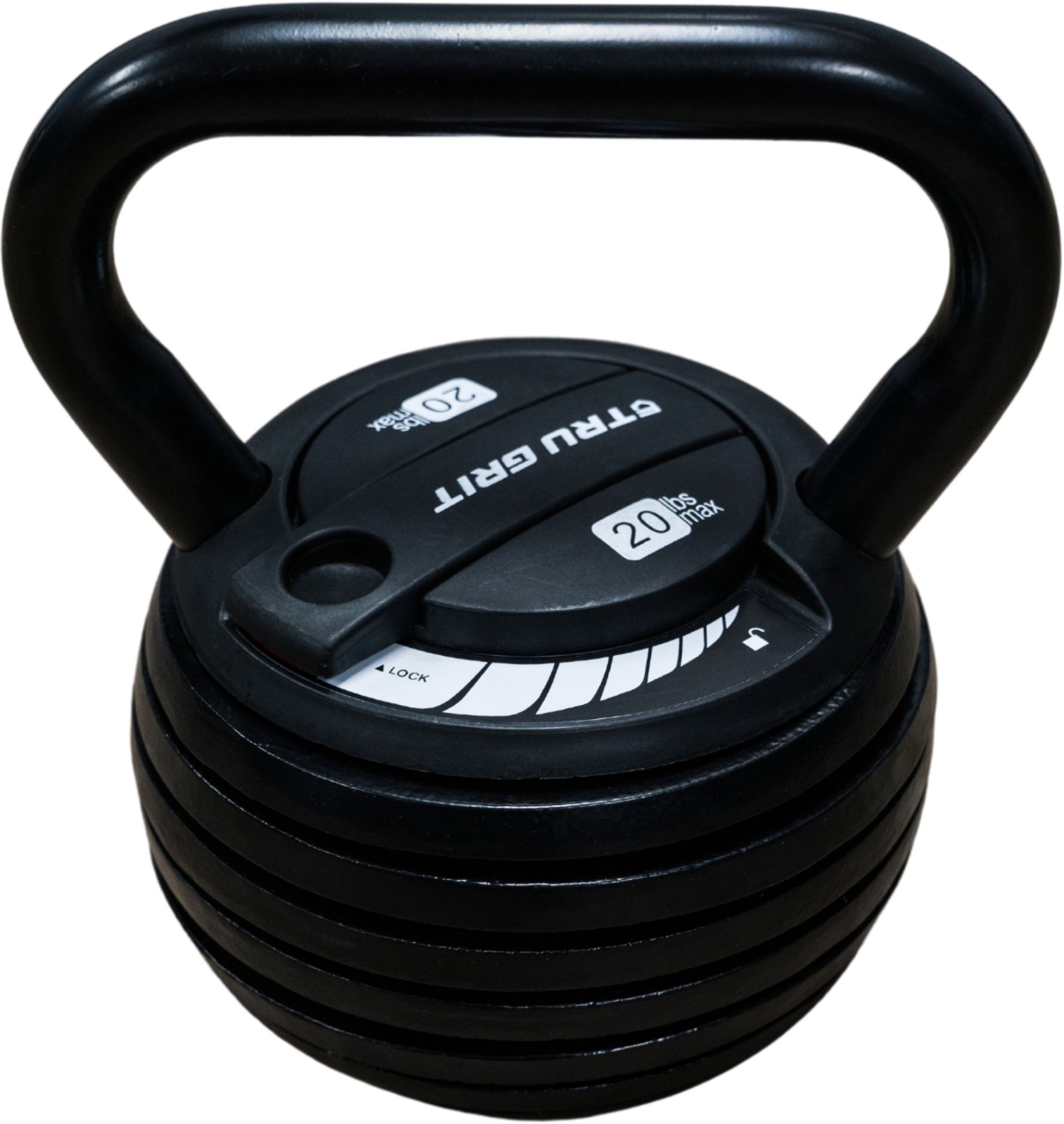 Tru Grit 20-lb Adjustable Kettlebell Black KTTL1000 - Best Buy | Best Buy U.S.