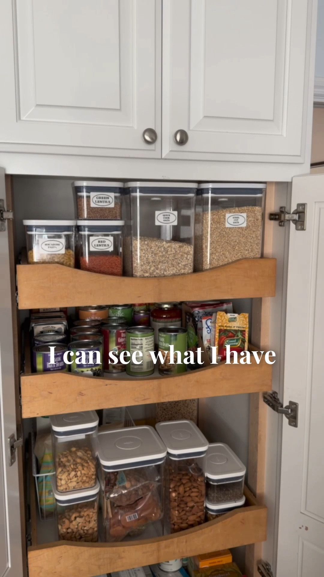 I can see what I have in my pantry at a glance, which makes it easier to grab what I need and put things back.
 
🏠 I share real-life decor, home finds, and organization for spaces that are pretty, not perfect. 💫

#LTKHome