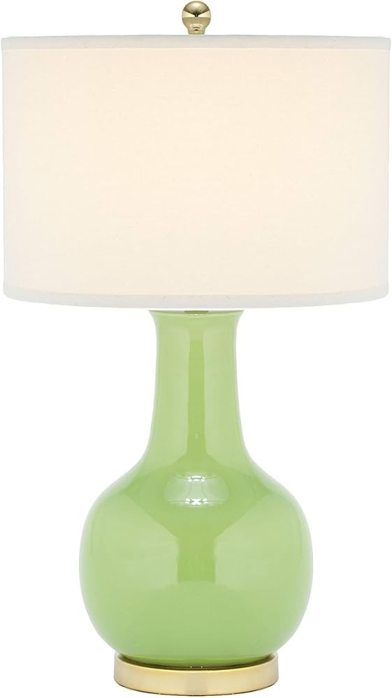 SAFAVIEH Lighting Collection Paris Modern Green Ceramic 28-inch Bedroom Living Room Home Office D... | Amazon (US)