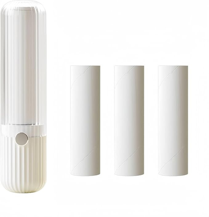 Mini Lint Roller for Clothes Reuseable Pocket Lint Remover for Travel, Portable Sticky Roller for... | Amazon (US)