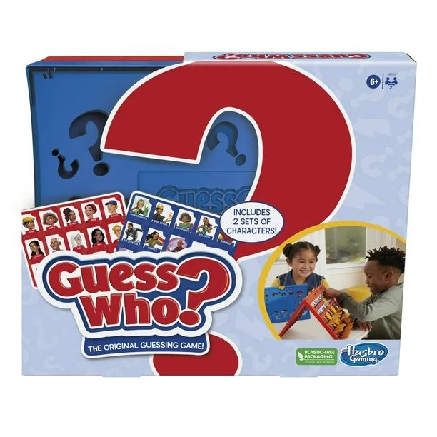 Guess Who? Original Guessing Board Game, Easy to Load Frame, Double-Sided Character Sheet - Walma... | Walmart (US)