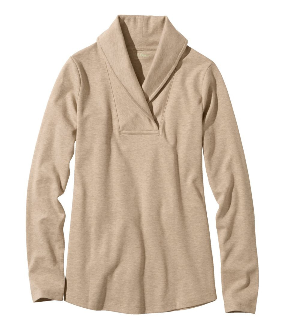 Women's L.L.Bean Pullover, Long-Sleeve Shawl Collar | L.L. Bean