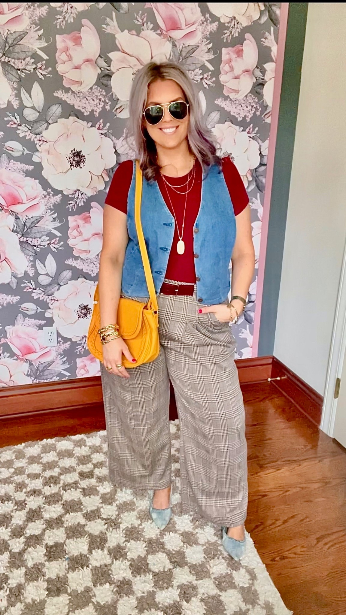 Pants, XL, TTS

houndstooth, workwear pants, work pants, dress pants, fake work pants, fake workwear pants, brown, tan, neutral, statement bag, yellow bag, yellow, long necklace, burgundy, belt, maroon, aviator, sunnies, denim not jeans, denim, vest, bodysuit, flats, pointy toe, denim flats, gold bracelets, bracelet stack, work outfit, workwear outfit, office outfit, office look, work style, short-sleeve #workwear #work #office #professional #businesscasual business casual, work outfit, work outfit ideas, office outfit, office outfit ideas, workwear outfit, workwear style, workwear fashion, workwear inspo, workwear inspiration, work look, office look, office, office outfit, office outfit inspo, office outfit inspiration, wear to work, work clothing, work clothes, wear to work clothes, office style, work style, office fashion, slacks, trousers, professional style, professional outfit, interview outfit, interview outfit ideas, interview look, dress pants, workwear pants, work pants, blouse, blazer, button down, button up, skirt, dress #vest #vests vest outfit, outfit with vest, vest look, vest outfit idea, vest outfit inspo, vest outfit inspiration, vest inspo, vest inspiration, outfit with a vest, how to style vests, how to style a vest, vest outfit ideas, vest outfits, vest style, vest style ideas, Jen the Realfluencer 

#LTKStyleTip #LTKWorkwear #LTKMidsize