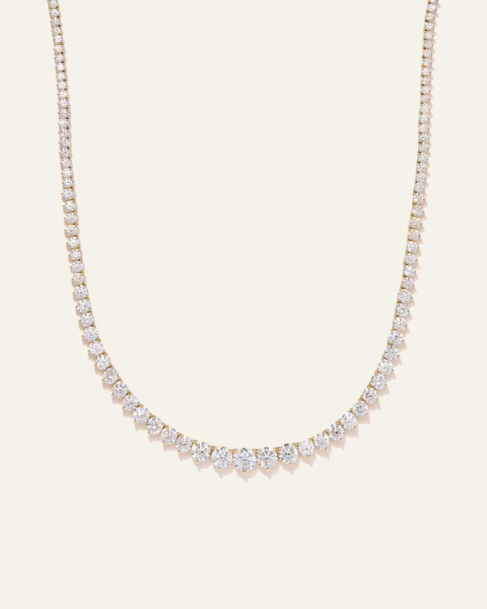 14K Gold Lab Grown Diamond Graduated Tennis Necklace | Quince