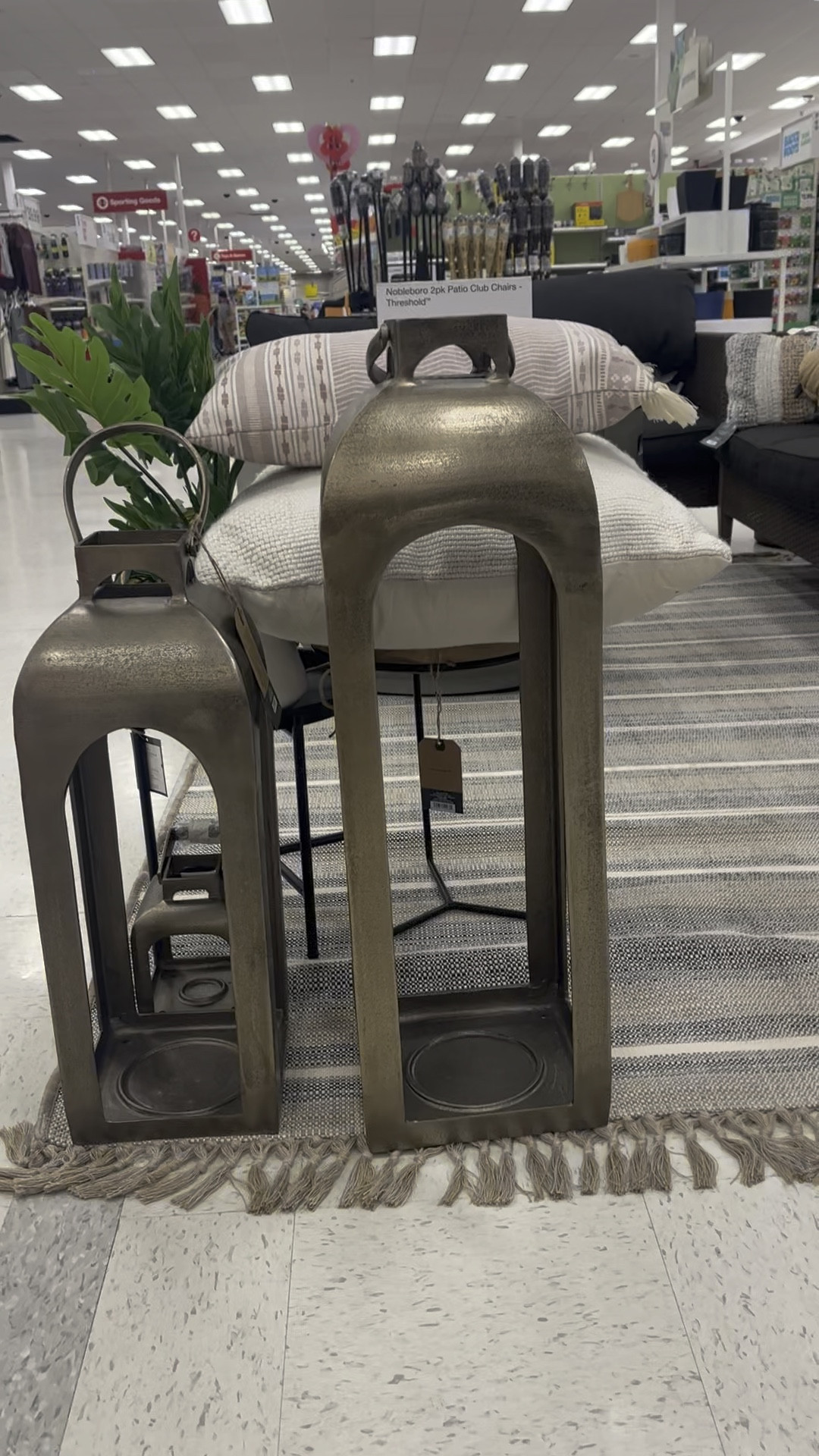 Outdoor lanterns! These are gorgeous and so substantial. 

#LTKhome #LTKunder100