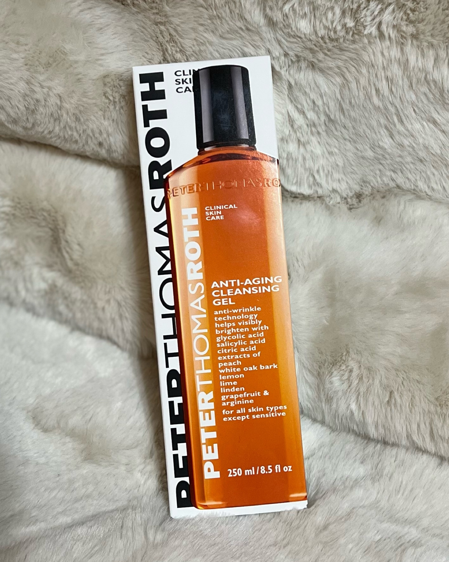 Peter Thomas Roth Anti-Aging cleansing gel. I recently started using this and I love it. It helps control oil and leaves my face feeling clean without stripping. It’s lightly scented without being too heavy.

#LTKbeauty #LTKover40 #LTKfindsunder50
