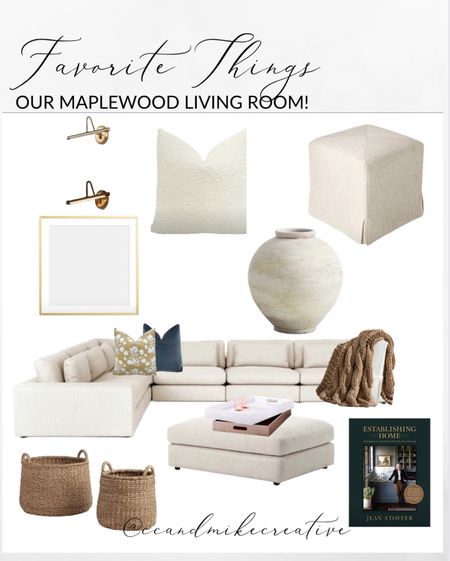 Our Maplewood living room! Here is all the links to our favorite things! #design #livingroom #maplewood #favorite 

#LTKhome #LTKFind