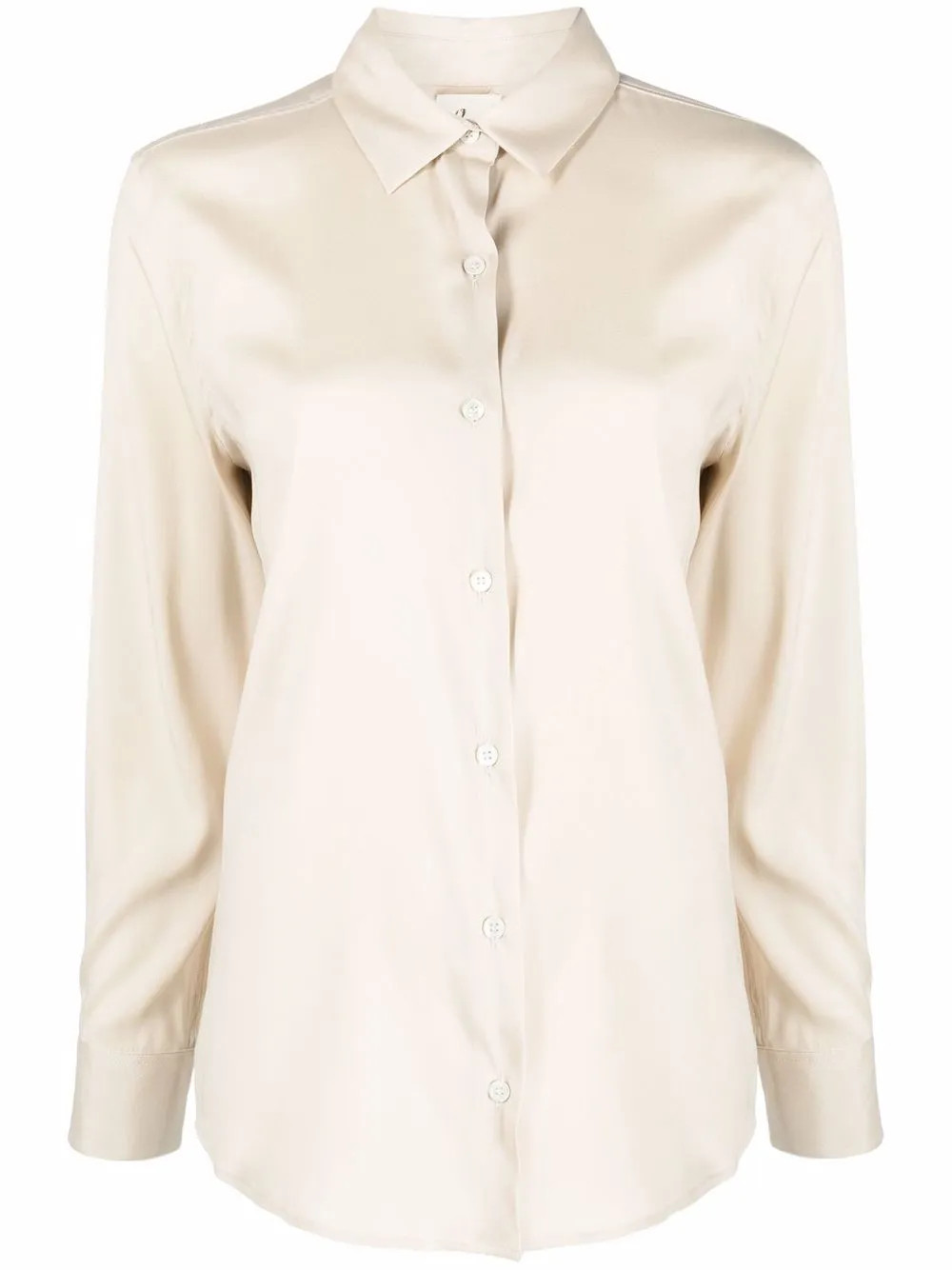 PAULA long-sleeve Silk Shirt - Farfetch | Farfetch Global