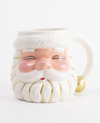 Santa Ceramic Coffee Mug | Macy's