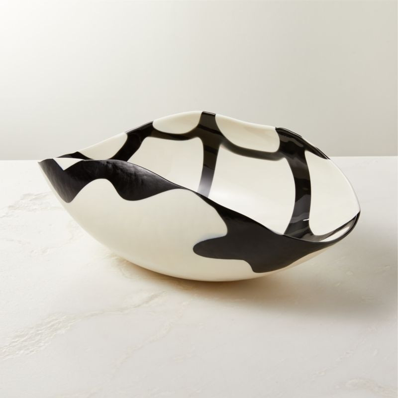 Zeta Murano White Glass Bowl + Reviews | CB2 | CB2