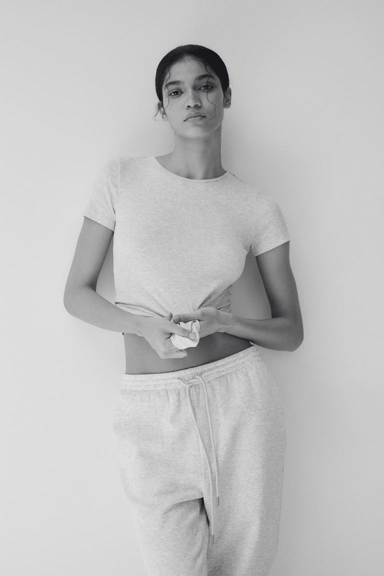 Ribbed T-shirt | H&M (US + CA)