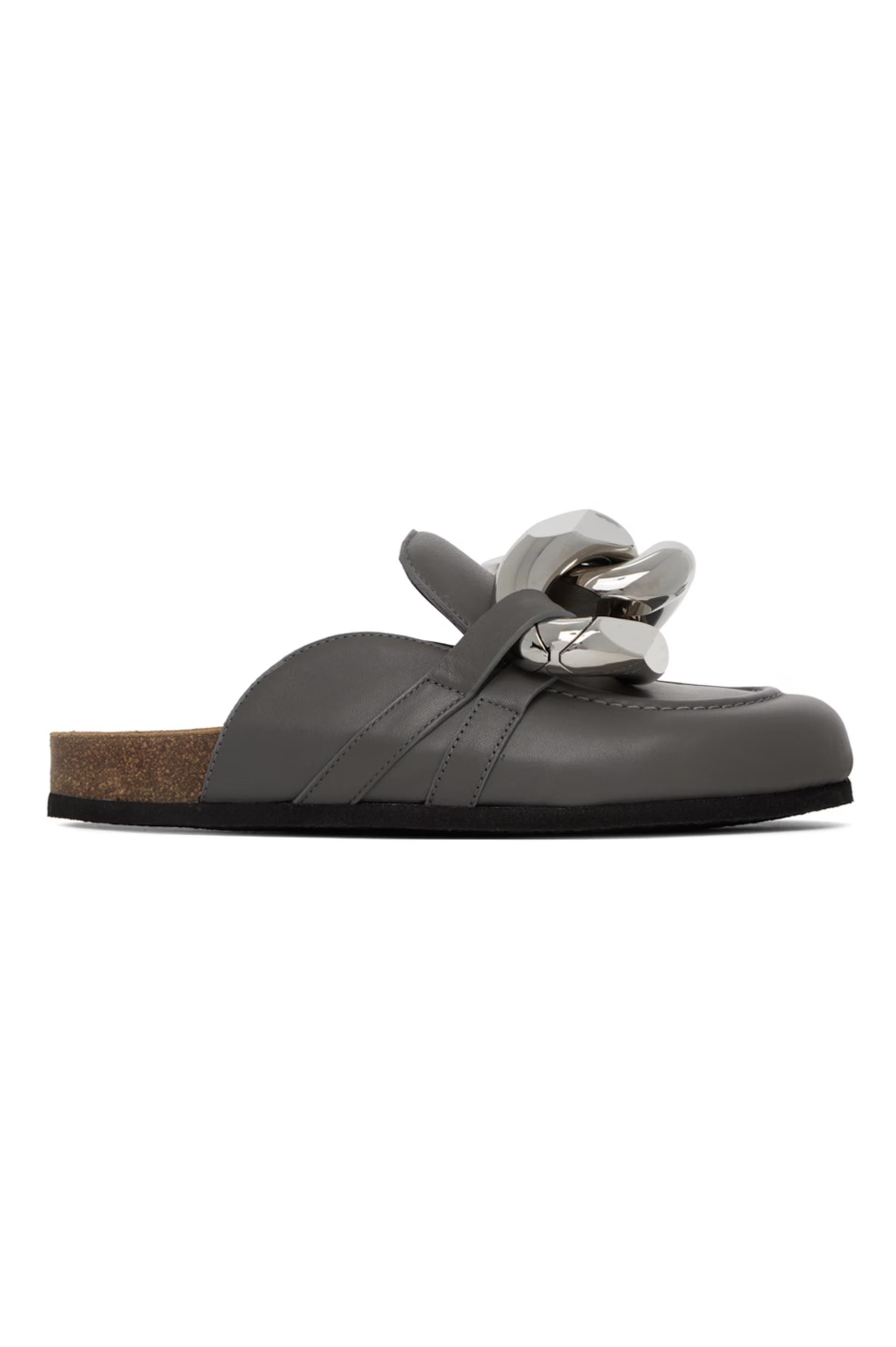 Gray Chain Loafers | SSENSE