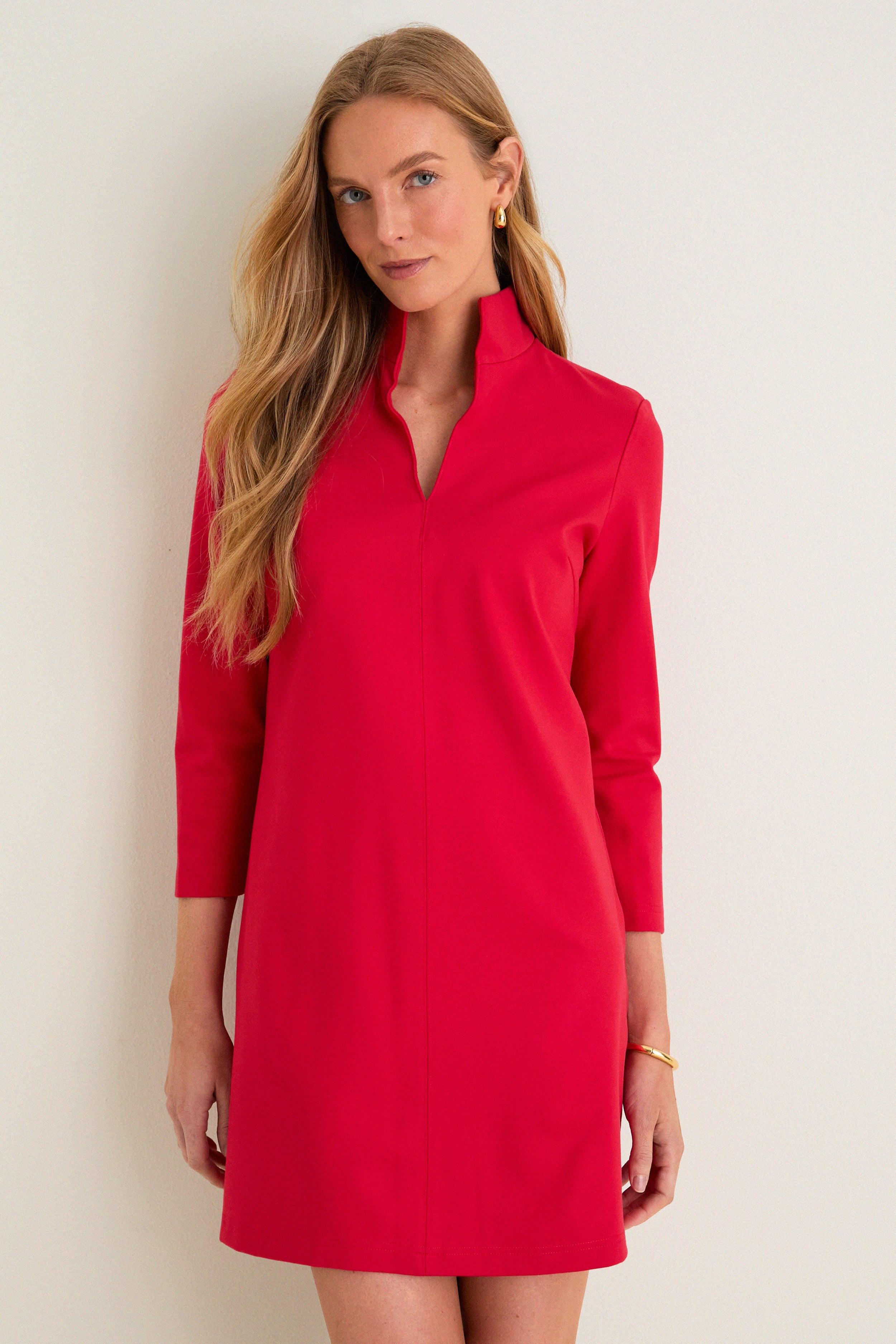 Red Ponte Clifton Dress | Tuckernuck (US)